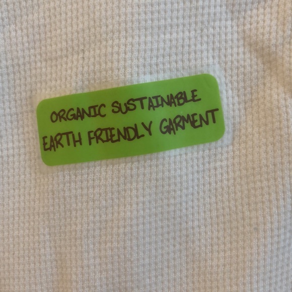 NWT Eco Malibu Organic Cotton Henley - Picture 3 of 5